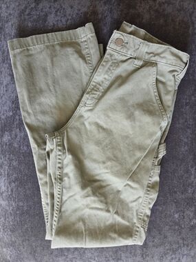 Carhartt Olive Work Chinos 32x30 Relaxed Fit